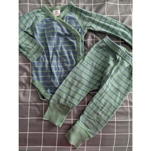 Hanna Andersson striped wiggle set